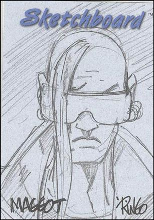 Marvel Creators Collection '98 (Sketchboard Subset) card 14 Maggot (Blue)