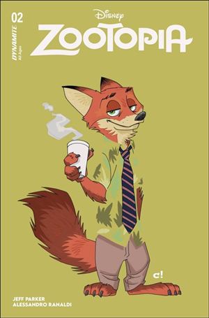 Zootopia (2025) issue 2-C Craig Rousseau Color Bleed Cover