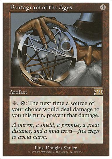 Magic the Gathering: 6th Edition (Base Set) card 306 Pentagram of the Ages