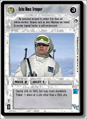 Star Wars: Hoth Limited (Base Set) card 93 Echo Base Trooper
