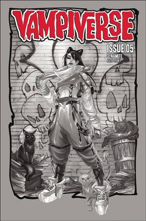 Vampiverse issue 5-M Meghan Hetrick 1:20 Black & White Cover