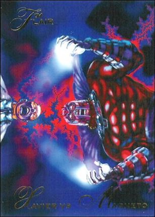 Marvel Annual Flair '94 (Base Set) card 121 Xavier vs Magneto
