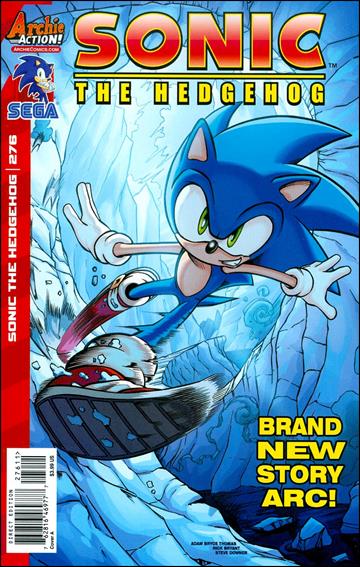 Sonic the Hedgehog (1993) issue 276 Adam Bryce Thomas Cover