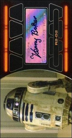Empire Strikes Back 3D Widevision (Autograph Subset) card nn-KB Kenny Baker / R2-D2
