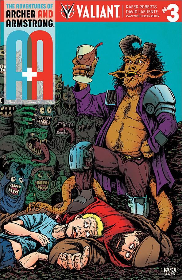 A&A: The Adventures of Archer & Armstrong issue 3-D Rafer Roberts 1:10 Cover