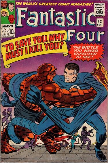 Fantastic Four (1961) issue 42-B UK Price Cover