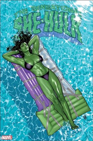 Sensational She-Hulk (2023) issue 1-E Adam Hughes Foil Cover