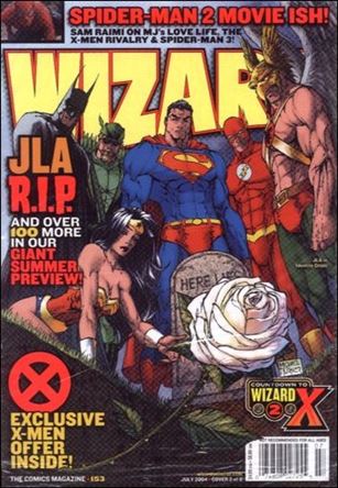 Wizard: The Comics Magazine issue 153-B Michael Turner JLA Cover