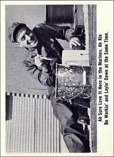 Gomer Pyle (Base Set) card 8 Ah Sure Love it Here in the Marines. Ah Kin Be