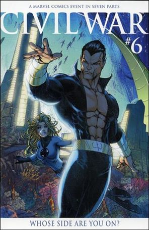 Civil War (2006) issue 6-B Michael Turner 1:16 Cardstock Color Cover