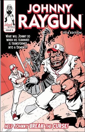 Johnny Raygun: Quarterly issue 3-C Break The Curse Red Sox Cover