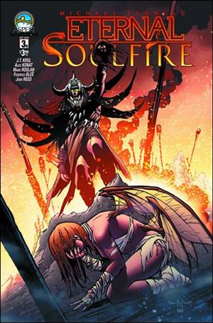Michael Turner's Eternal Soulfire issue 3-B Pasquale Qualano Cover