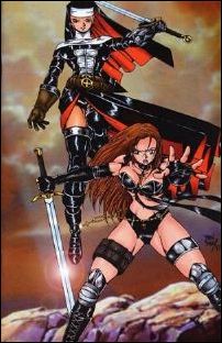 Warrior Nun Areala and Avengelyne issue 1-B Poster Edition