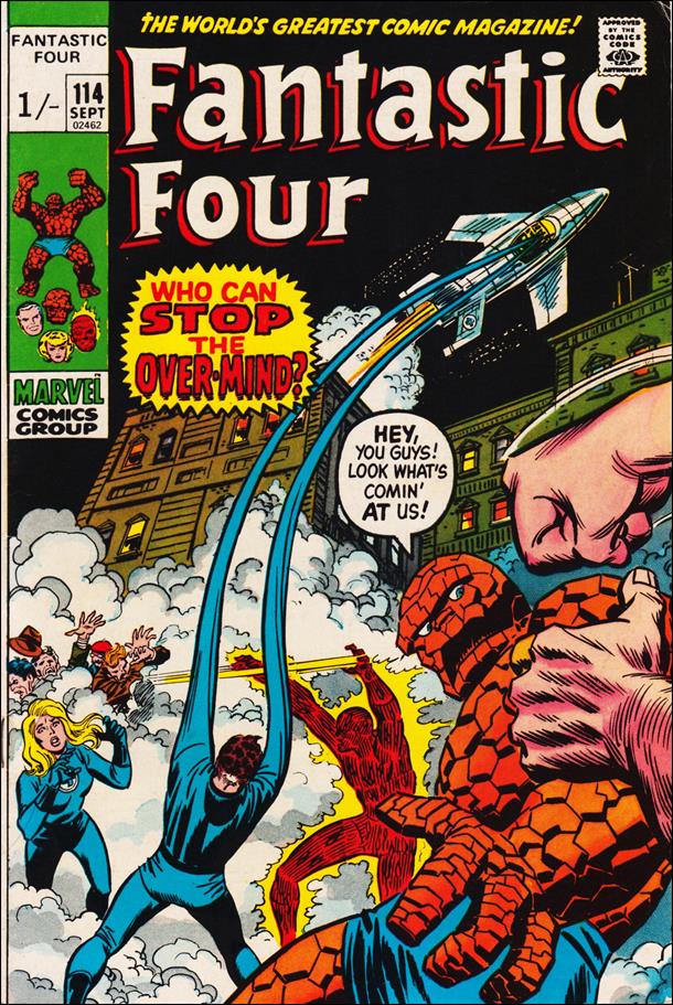 Fantastic Four (1961) issue 114-B UK Price Cover