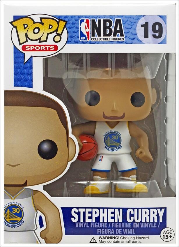 Pop! Basketball figure 19-B Stephen Curry (White)
