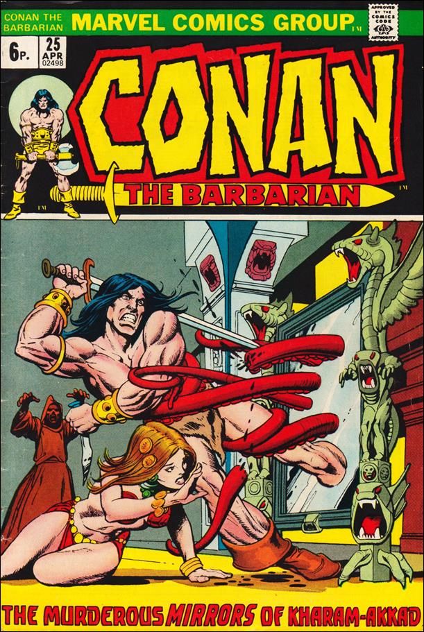 Conan the Barbarian (1970) issue 25-B UK Price Cover