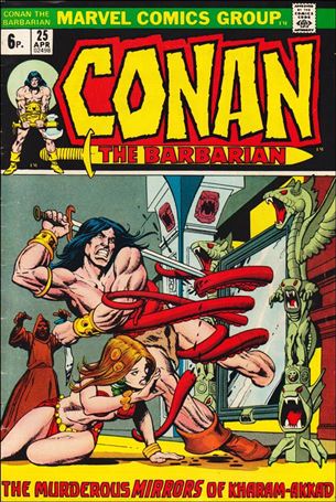 Conan the Barbarian (1970) issue 25-B UK Price Cover