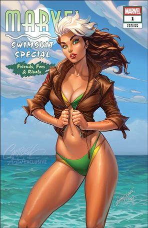 Marvel Swimsuit Special: Friends, Foes & Rivals issue 1-S Webstore Exclusive J. Scott Campbell Cover