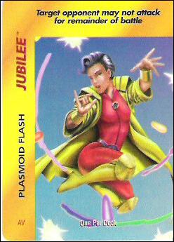 Marvel OverPower (Base Set) card nn138 Jubilee: Plasmoid Flash