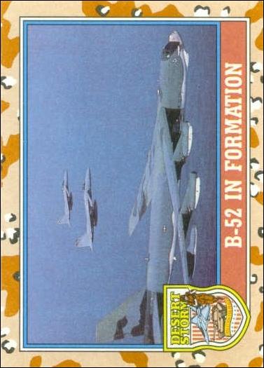 Desert Storm: Series 2 (Base Set) card 135 B-52 in Formation