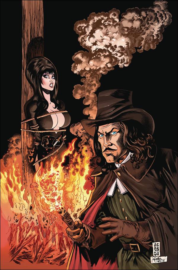 Elvira Meets Vincent Price issue 3-K Dave Acosta Virgin Cover