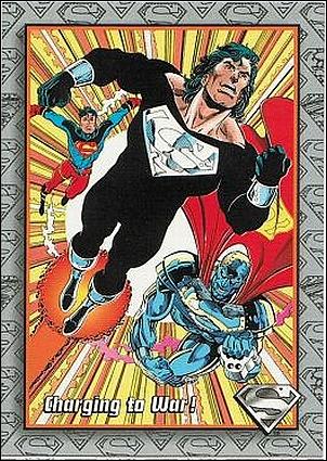 Return of Superman (Base Set) card 60 Charging to War!