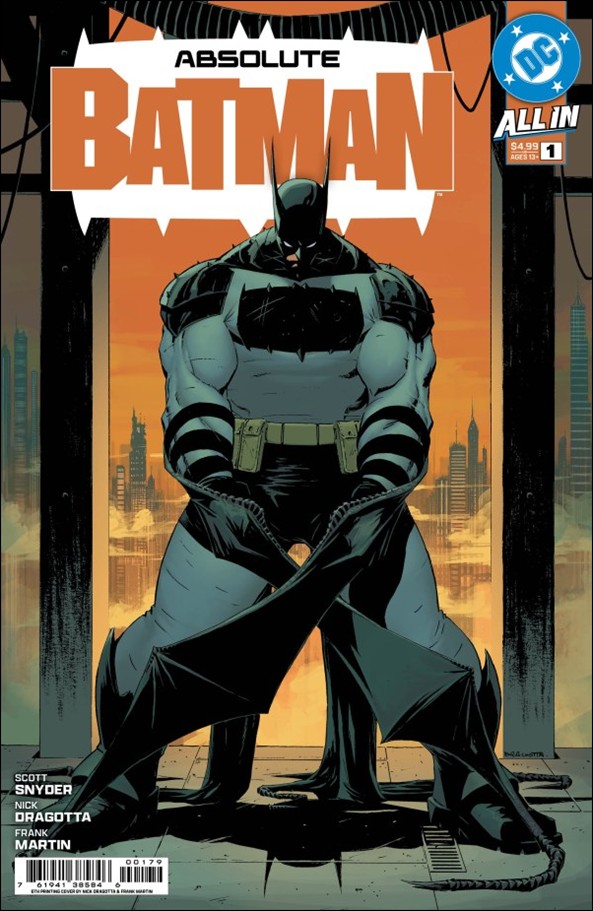 Absolute Batman issue 1-ZU Nick Dragotta Cover (Sixth Printing)