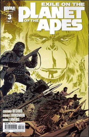 Exile on the Planet of the Apes issue 3 Gabriel Hardman Cover