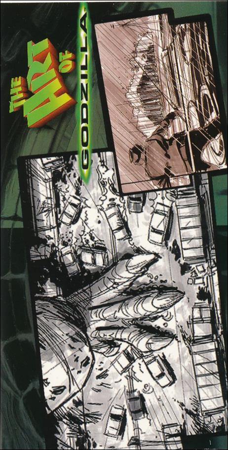 Godzilla Supervue (Base Set) card 45 Invading the Isle of Manhattan