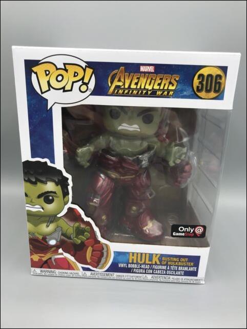 POP! Marvel figure 306 Hulk busting out of Hulkbuster