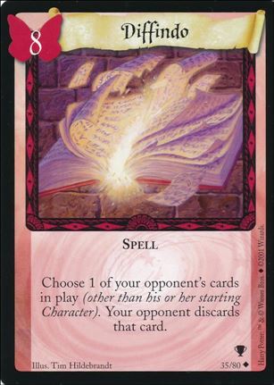 Harry Potter: Quidditch Cup (Base Set) card 35 Diffindo