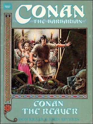 Marvel Graphic Novel - Conan the Reaver issue nn-B Green Cover (2nd Printing)