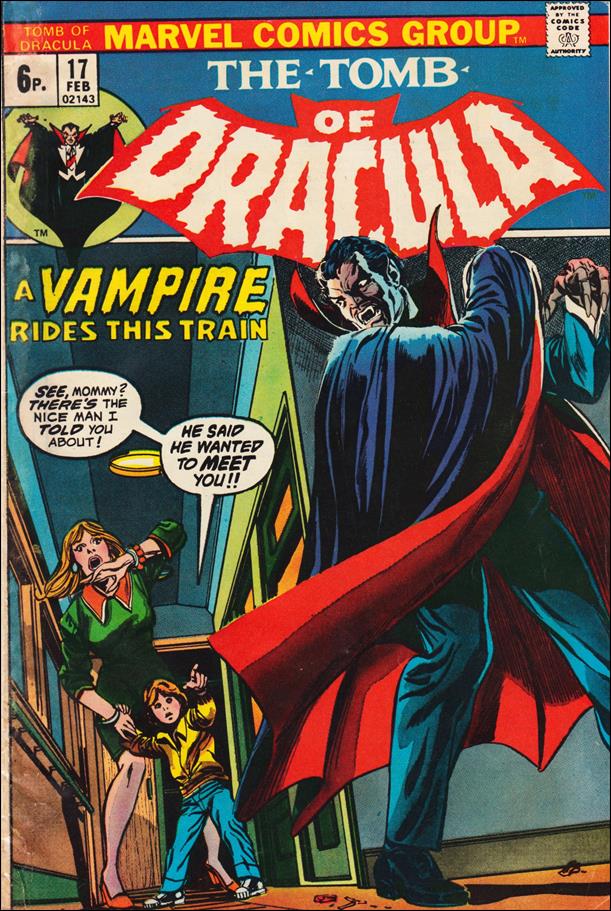 Tomb of Dracula (1972) issue 17-B UK Price Cover