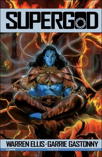 Warren Ellis' Supergod issue 2 Standard Cover