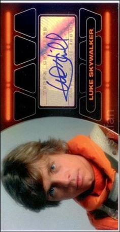 Empire Strikes Back 3D Widevision (Autograph Subset) card MH Mark Hamill / Luke Skywalker