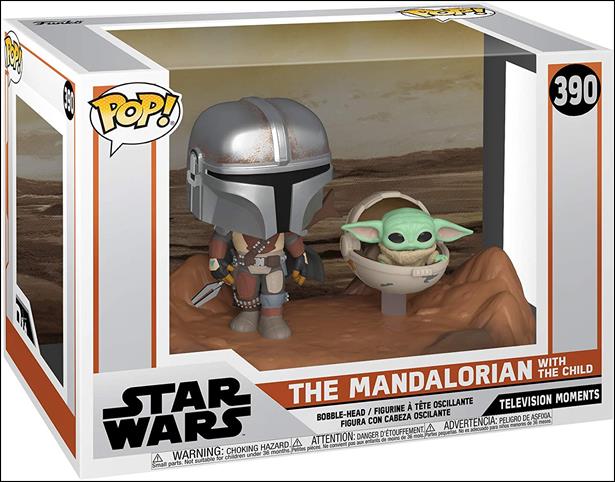 POP! Star Wars figure 390 The Mandalorian with The Child
