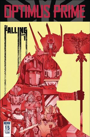 Optimus Prime issue 15-B Casey Coller Cover