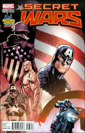 Secret Wars issue 7-I Humberto Ramos Midtown Comics Cover