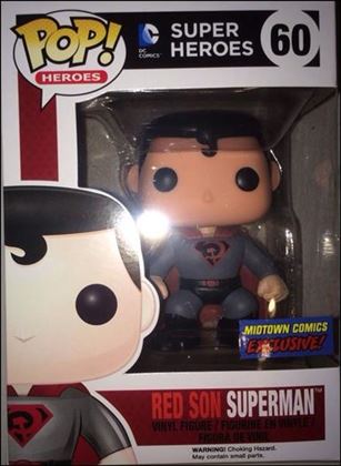 POP! Heroes figure 60 Red Son Superman Midtown Comics Exclusive