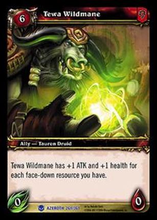 World of Warcraft: Heroes of Azeroth (Base Set) card 261 Tewa Wildmane