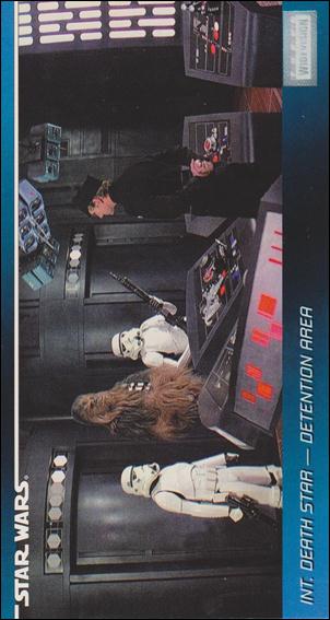Star Wars Widevision (Base Set) card 69 Int. Death Star - Detention Area