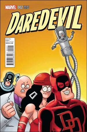 Daredevil (2016) issue 2-B Fred Hembeck 1:10 Cover