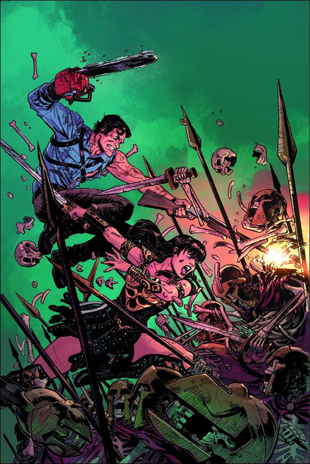 Army of Darkness Xena: Warrior Princess Forever... and a Day issue 1-F Reilly Brown 1:20 Virgin Cover