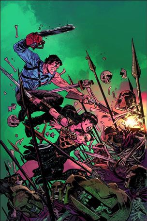 Army of Darkness Xena: Warrior Princess Forever... and a Day issue 1-F Reilly Brown 1:20 Virgin Cover