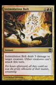 Magic The Gathering: Alara Reborn (Base Set) card 99-B Intimidation Bolt (foil)