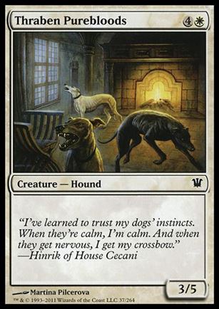 Magic the Gathering: Innistrad (Base Set) card 37 Thraben Purebloods