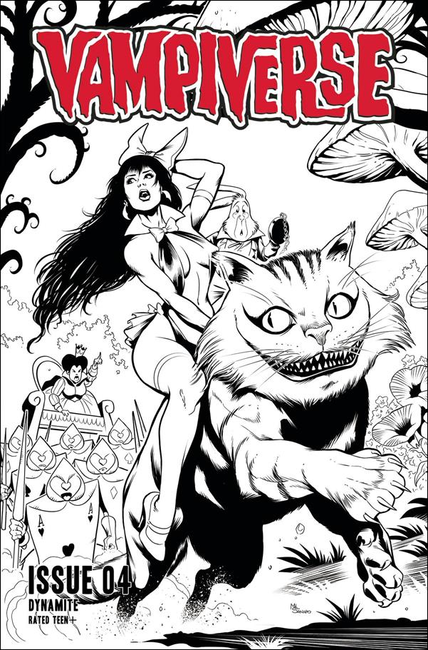 Vampiverse issue 4-O Maria Sanapo 1:25 Black & White Cover