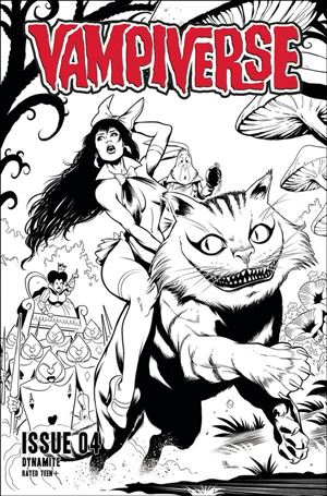 Vampiverse issue 4-O Maria Sanapo 1:25 Black & White Cover