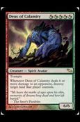 Magic the Gathering: Shadowmoor (Base Set) card 204 Deus of Calamity