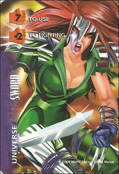 Marvel OverPower (Base Set) card nn248-B Sword - Power Surge Variant